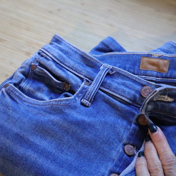 MOTHER jeans- THE TOMCAT , Size 27, HEMMED***  to 25" - Picture 10 of 11